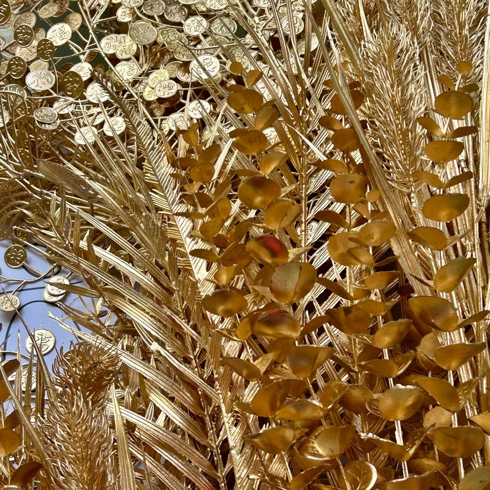 DECOR WALTHER Gold Leaf Wall Decor